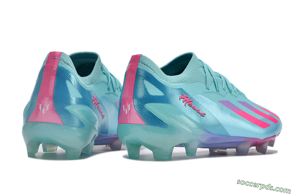 Adidas X Speedportal.1 FG Low-Tops Football Boots - Jade/Pink/Purple 7