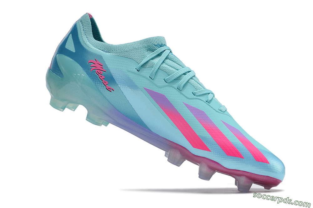 Adidas X Speedportal.1 FG Low-Tops Football Boots - Jade/Pink/Purple 4