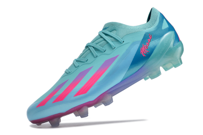 Adidas X Speedportal.1 FG Low-Tops Football Boots - Jade/Pink/Purple