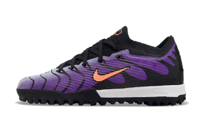 Nike Air Zoom Mercurial Vapor 15 Elite TF Low-Tops Football Shoes - Purple/Black/Orange