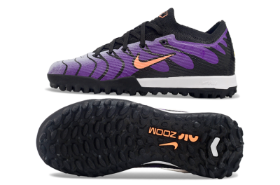 Nike Air Zoom Mercurial Vapor 15 Elite TF Low-Tops Football Shoes - Purple/Black/Orange