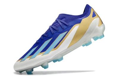 Adidas X Speedportal.1 FG Low-Tops Football Boots - Blue/Gold/White