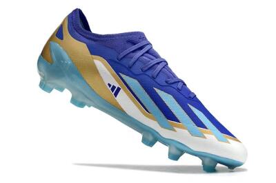 Adidas X Speedportal.1 FG Low-Tops Football Boots - Blue/Gold/White