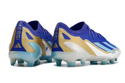 Adidas X Speedportal.1 FG Low-Tops Football Boots - Blue/Gold/White