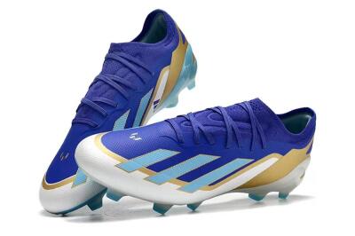 Adidas X Speedportal.1 FG Low-Tops Football Boots - Blue/Gold/White