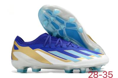 Adidas X Speedportal.1 FG Low-Tops Football Boots - Blue/Gold/White