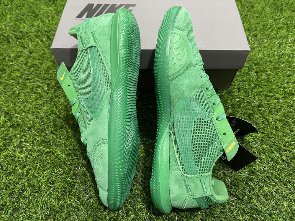 Nike Street Gato IC Low-Tops Football Shoes - Green/Green/Green