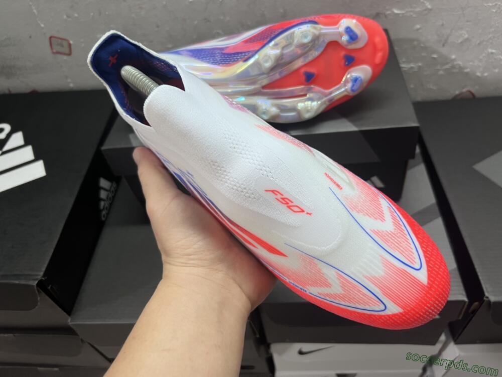 Adidas F50 Adizero FG Low-Tops Football Boots - Red/White/Blue