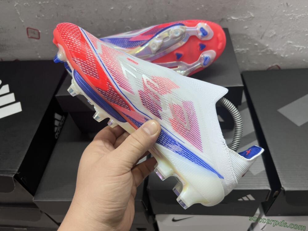 Adidas F50 Adizero FG Low-Tops Football Boots - Red/White/Blue