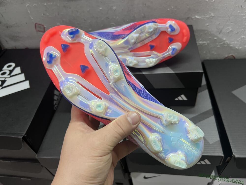 Adidas F50 Adizero FG Low-Tops Football Boots - Red/White/Blue