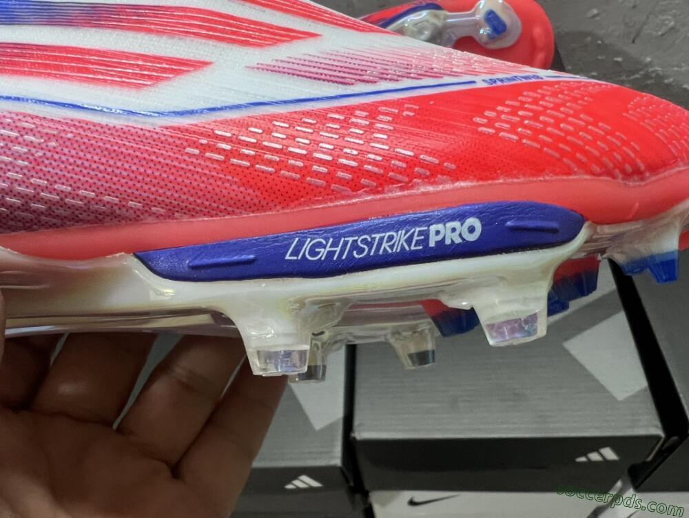 Adidas F50 Adizero FG Low-Tops Football Boots - Red/White/Blue