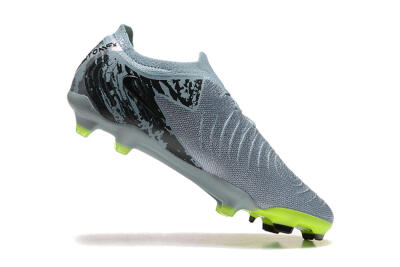 Nike Phantom Luna Elite FG Low-Tops Football Boots - Grey/Yellow/Black