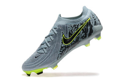 Nike Phantom Luna Elite FG Low-Tops Football Boots - Grey/Yellow/Black
