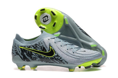 Nike Phantom Luna Elite FG Low-Tops Football Boots - Grey/Yellow/Black