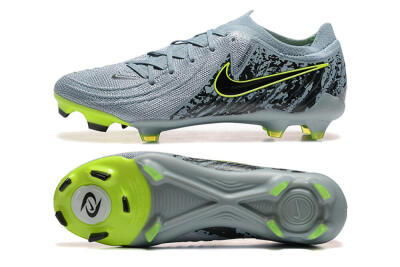 Nike Phantom Luna Elite FG Low-Tops Football Boots - Grey/Yellow/Black