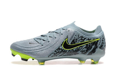 Nike Phantom Luna Elite FG Low-Tops Football Boots - Grey/Yellow/Black