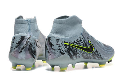 Nike Phantom Luna Elite FG High-Tops Football Boots - Grey/Yellow/Black