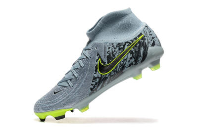 Nike Phantom Luna Elite FG High-Tops Football Boots - Grey/Yellow/Black