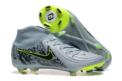 Nike Phantom Luna Elite FG High-Tops Football Boots - Grey/Yellow/Black