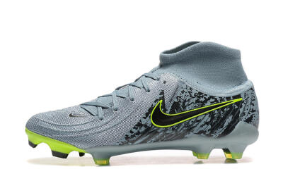 Nike Phantom Luna Elite FG High-Tops Football Boots - Grey/Yellow/Black