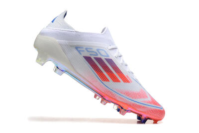 Adidas F50 Elite FG Low-Tops Football Boots - White/Red/Blue
