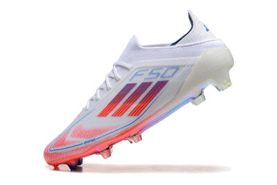 Adidas F50 Elite FG Low-Tops Football Boots - White/Red/Blue
