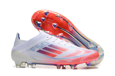 Adidas F50 Elite FG Low-Tops Football Boots - White/Red/Blue
