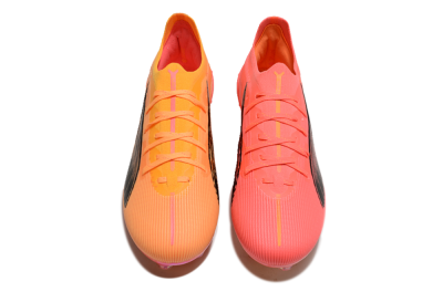 Puma Ultra Ultimate FG Low-Tops Football Boots - Pink/Black/Gold