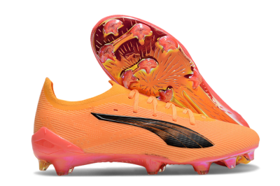 Puma Ultra Ultimate FG Low-Tops Football Boots - Pink/Black/Gold