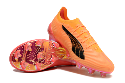 Puma Ultra Ultimate FG Low-Tops Football Boots - Pink/Black/Gold