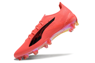Puma Ultra Ultimate FG Low-Tops Football Boots - Pink/Black/Gold