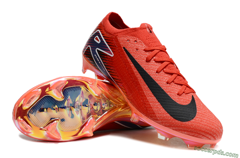 Nike Air Zoom Mercurial Vapor 16 Elite FG Low-Tops Football Boots - Red/Black/White/Gold 2