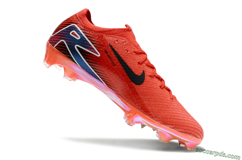 Nike Air Zoom Mercurial Vapor 16 Elite FG Low-Tops Football Boots - Red/Black/White/Gold 3