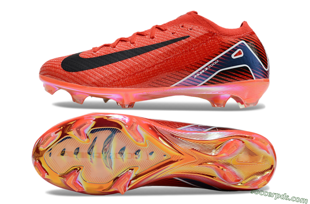 Nike Air Zoom Mercurial Vapor 16 Elite FG Low-Tops Football Boots - Red/Black/White/Gold 0