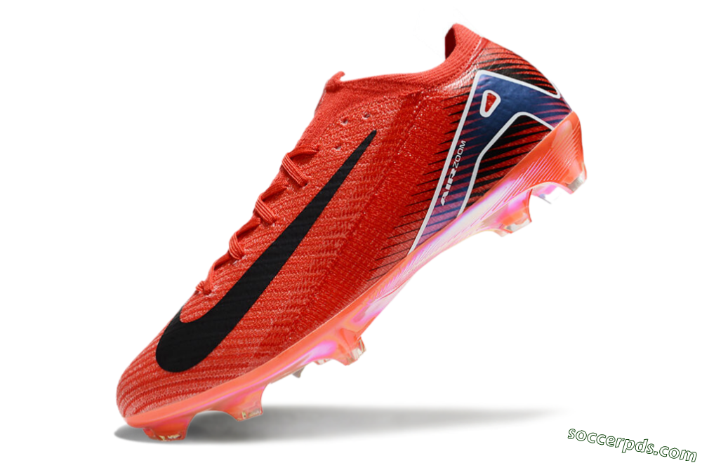 Nike Air Zoom Mercurial Vapor 16 Elite FG Low-Tops Football Boots - Red/Black/White/Gold 4