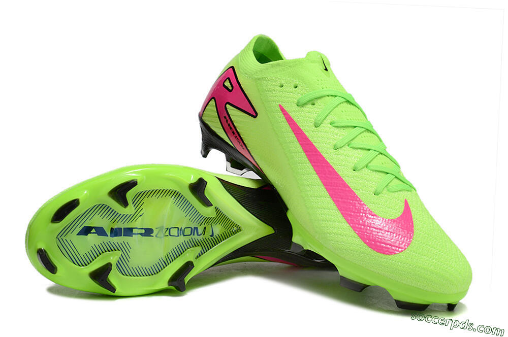 Nike Air Zoom Mercurial Vapor 16 Elite FG Low-Tops Football Boots - Jade/Pink/Black 3
