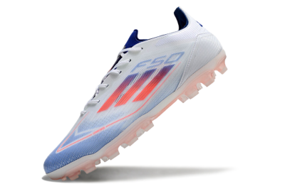 Adidas F50 Elite AG Low-Tops Football Boots - White/Blue/Red