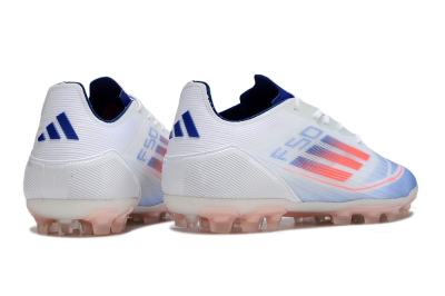 Adidas F50 Elite AG Low-Tops Football Boots - White/Blue/Red
