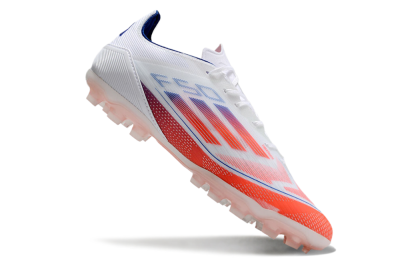 Adidas F50 Elite AG Low-Tops Football Boots - White/Red/Blue