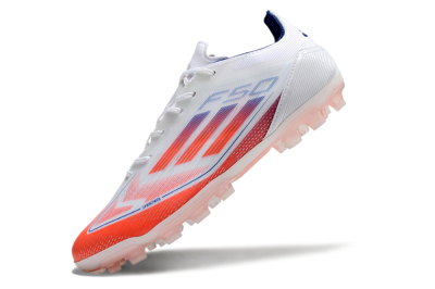 Adidas F50 Elite AG Low-Tops Football Boots - White/Red/Blue