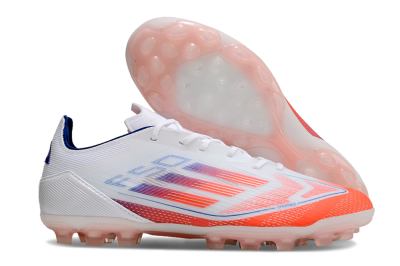 Adidas F50 Elite AG Low-Tops Football Boots - White/Red/Blue