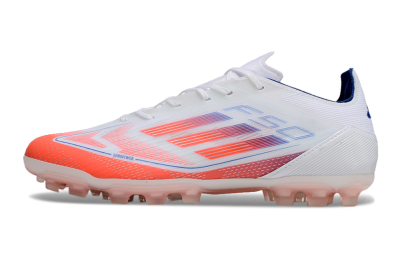 Adidas F50 Elite AG Low-Tops Football Boots - White/Red/Blue