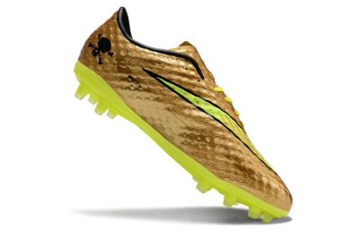 Nike Hypervenom Phantom FG Low-Tops Football Boots - Gold/Yellow/Black