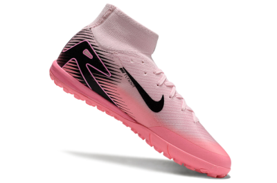Nike Air Zoom Mercurial Superfly 10 Elite TF High-Tops Football Shoes - Pink/Black