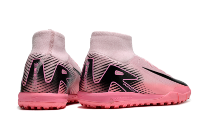 Nike Air Zoom Mercurial Superfly 10 Elite TF High-Tops Football Shoes - Pink/Black