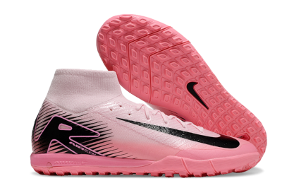 Nike Air Zoom Mercurial Superfly 10 Elite TF High-Tops Football Shoes - Pink/Black