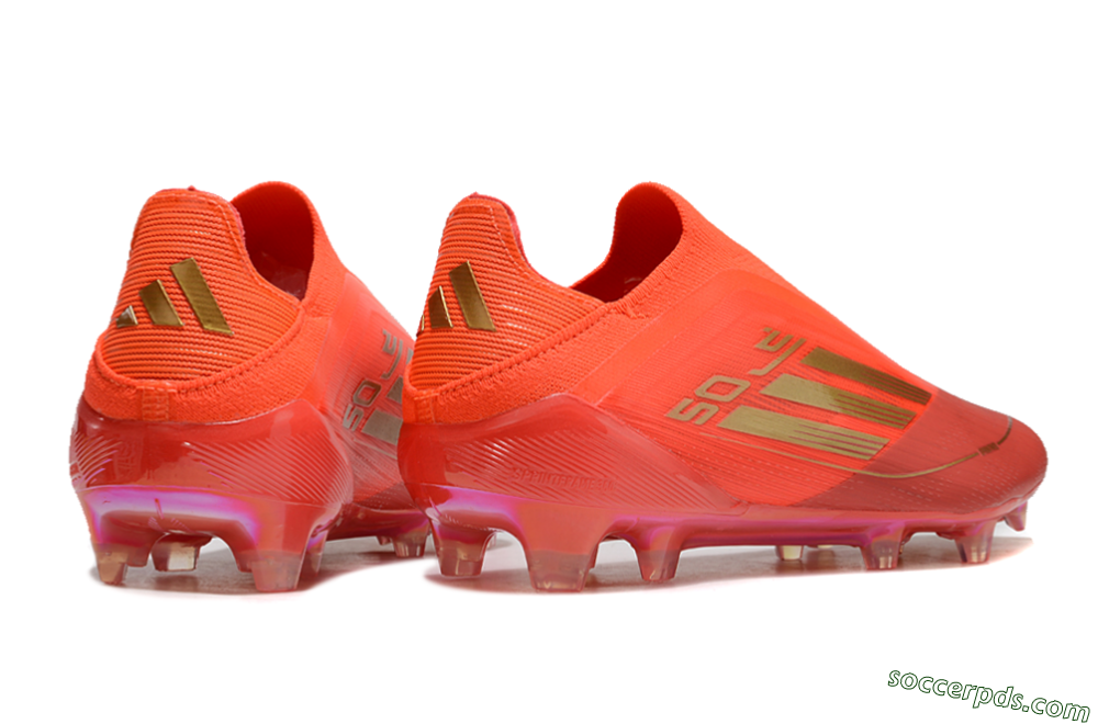 Adidas F50 Elite FG Low-Tops Football Boots - Red/Gold 6