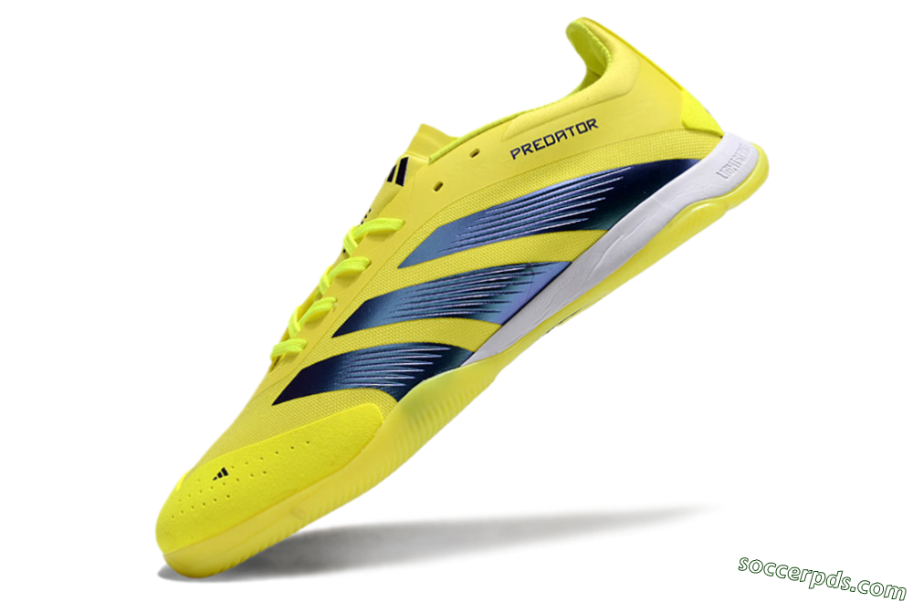 Adidas Predator 24 Elite IC Low-Tops Football Shoes - Yellow/Blue/White 5