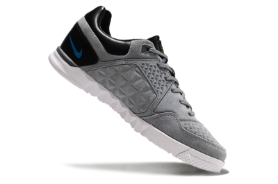 Nike Street Gato IC Low-Tops Football Shoes - Grey/Blue/Black