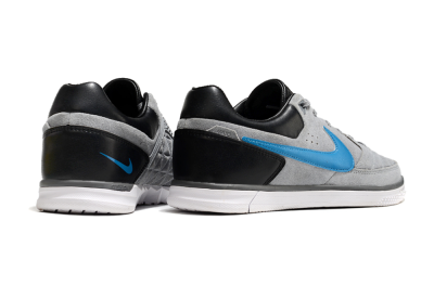 Nike Street Gato IC Low-Tops Football Shoes - Grey/Blue/Black